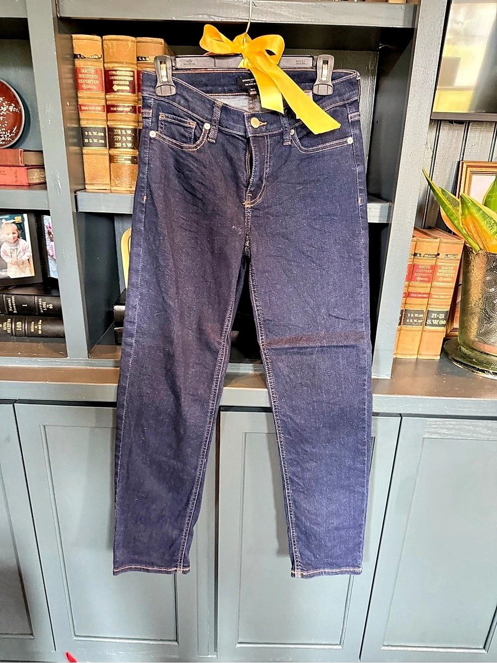 Banana Republic Mid-Rise Slim Skinny Jeans Blue Waist 26/2